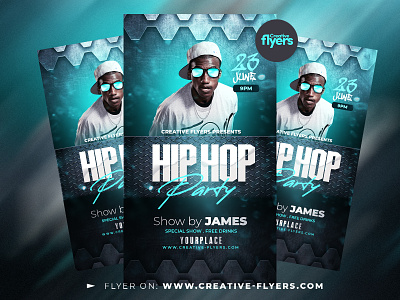 Hip Hop Party Flyer Template (PSD)