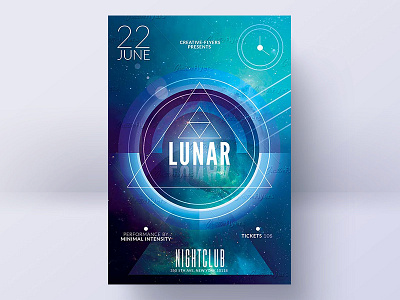 Minimalist Flyer Templates club creative creativeflyers flyer graphic design minimalist party photoshop psd template