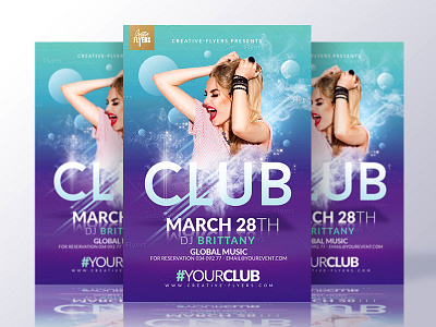 Club Party Flyer Template club creative creativeflyers design flyer flyer templates graphic nightclub party photoshop psd template