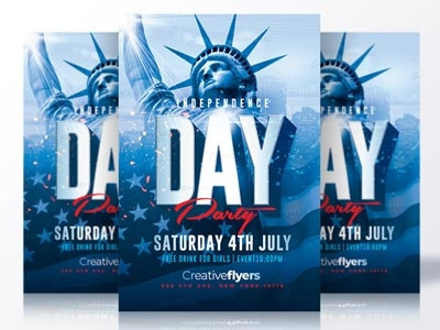Independence Day Flyer 4th of july celebration creative flyer day flyer flyer templates free flyer independence day party flyer psd flyer