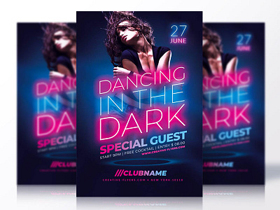 Glow Flyer Templates creative flyer templates glow glow flyer glow party graphics design music night club posters