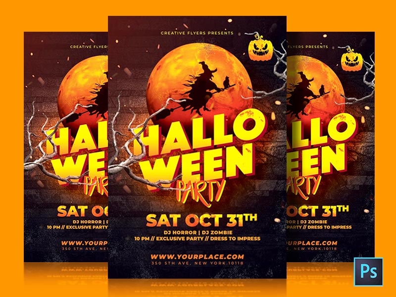 Halloween Party Flyer By Rome Creation On Dribbble