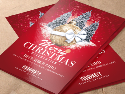 Merry Christmas Flyer Template christmas cards christmas flyer christmas flyer template christmas template classy creation elegant font flyer party flyer templates flyers graphic design holiday invitation cards invitations invites merry christmas photoshop psd red xmas