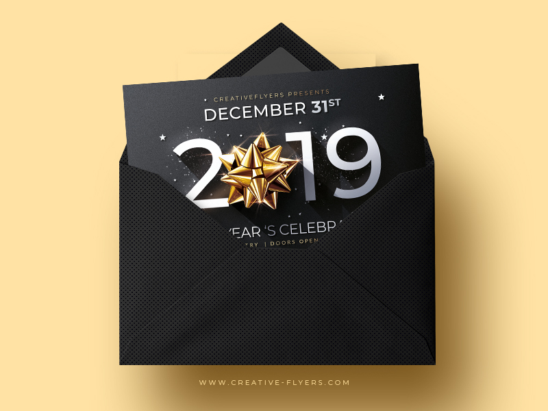 Elegant New Year Invitation By Rome Creation On Dribbble,4 Bedroom Bungalow House Designs In Kenya