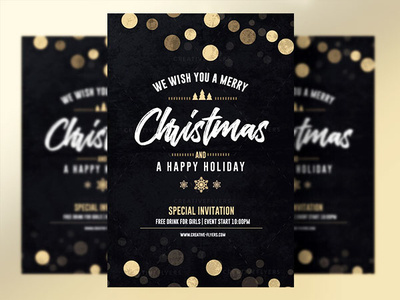 Elegant Christmas Invitation