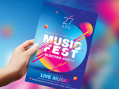 Music Festival Flyer And Posters cards creative creative design design festivals flyer and posters flyer templates graphic design illustration invites music festival party flyer photoshop poster psd psd flyer vector