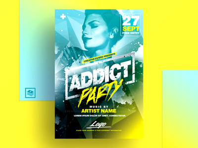 Night Club Flyer Template By Rome Creation Design Inspiration