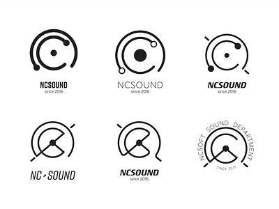NCsound logo works bi branding design logo logo design ncsoft ncsound studio