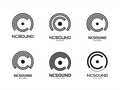 NCsound logo works 4 bi branding design logo logo design ncsoft ncsound studio