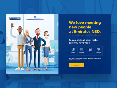 Concept for Emirates NBD HR Form 👩‍💻👨‍💻 bank dec85 emirates form sites uidesign ux ux ui uxdesign web webdesign website design