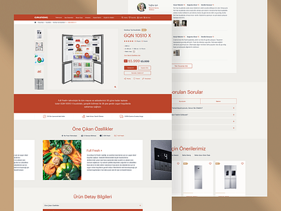 Concept PDP & PLP Page for Grundig Turkey