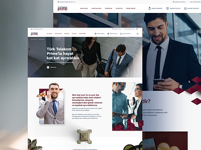 Turk Telekom Prime art direction burak canpolat dec85 design gird graphic interface layout mobile responsive telekom user interface ux web webdesign website ıu