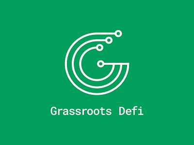Grassroots Defi Logo - Cryptocurrency Fintech Branding