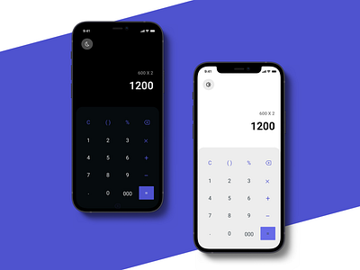 Calculator app design ui ux