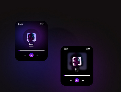 Music player app design ui ux