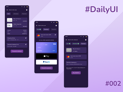 Daily UI #002 Checkout