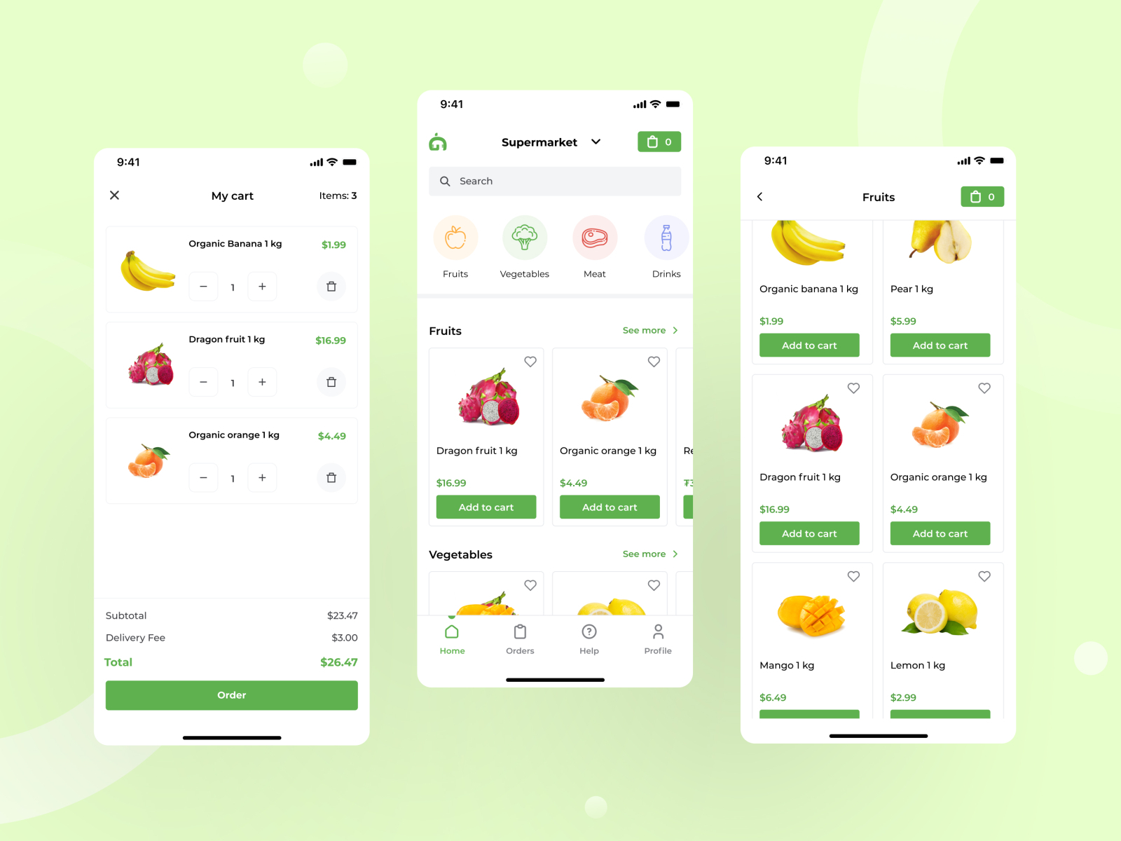 Grocery Delivery - Mobile App by Nest Solutions LLC on Dribbble