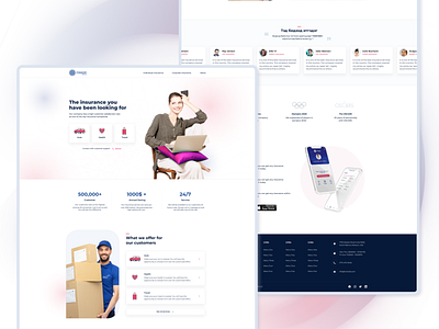 Insurance Company Landing Page