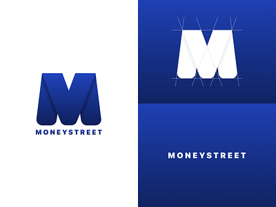 Moneystreet financial logo brand branding design financial logo futuristic logo graphic design investment logo logo logo branding stock logo stock market logo ui vector