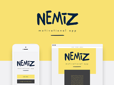 Startup app - Nemīz app company design nemīz startup web weekend