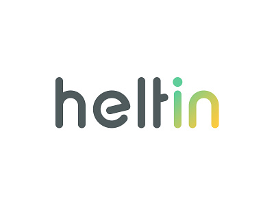 heltin app brand grid health identity in letter logo mark system