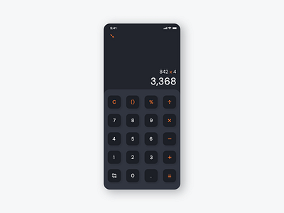 Calculator | Daily UI #004