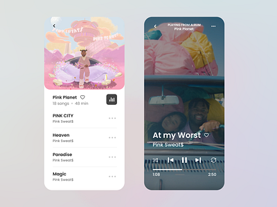 Music Player - Daily UI app daily ui design experience user mordern ui ui ux