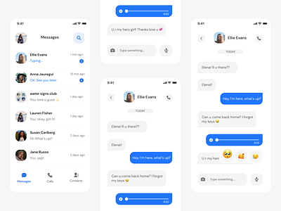 Direct Messaging - Daily UI app daily ui design direct messaging experience user mordern ui ui ux