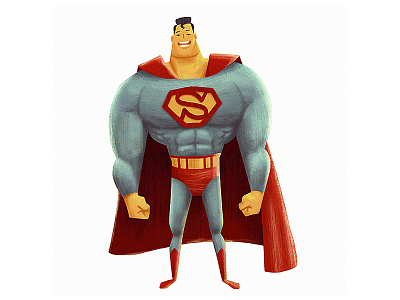 The super cartoon comic dc dc comics illustration ilustración superman textures