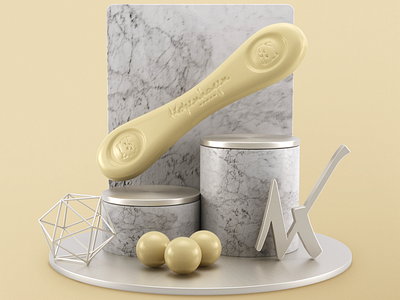 Creamy White Chocolate 3d advertising design arnoldrender c4d cg cgart illustration