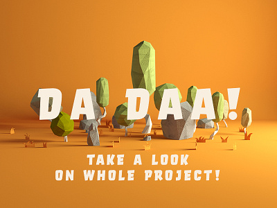 Hide & Seek day design game hide landscapes low lowpoly petrkoll poly seek studio