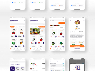 Pick-up (e-commerce app & delivery / UI Design)