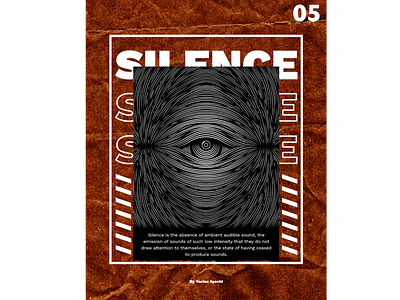 [05]. SILENCE POSTER graphic design illustrator photoshop poster silence