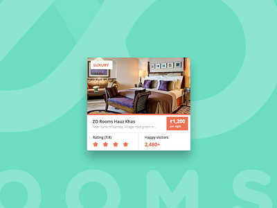 Hotel Card UI