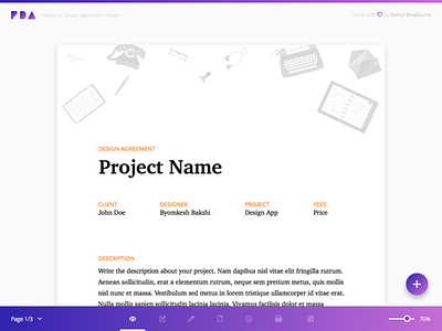Freelance Design Agreement Maker