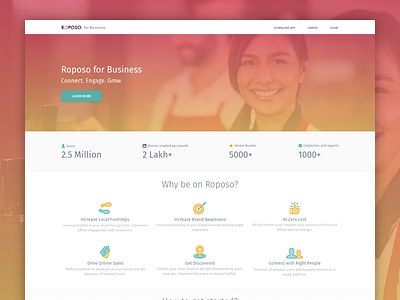 Roposo For Business Page is Live