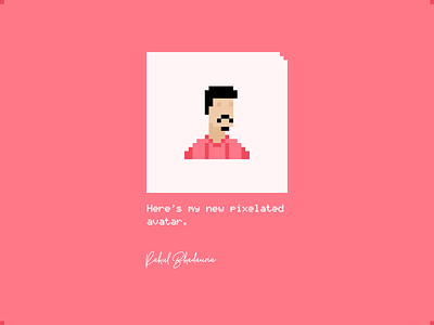 My pixelated avatar 8 bit avatar character designer illustrator mukhiya pixel pixelated visual
