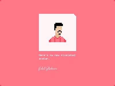 My pixelated avatar