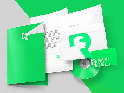 Reality Lab London brand branding corporate designer graphic green identity logo logotype london rebranding sign