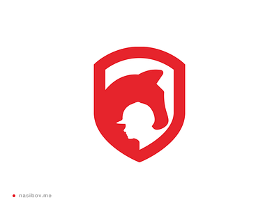 Horse berlin brand branding corporate design designer human identity logo logotype negative space