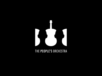 The People's Orchestra berlin berlin designer brand brand design brand designer brand identity branding design designer germany identity identity designer illustration logo logo design logo designer logotype music negative space rebranding