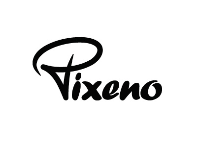 Pixeno brand logo type