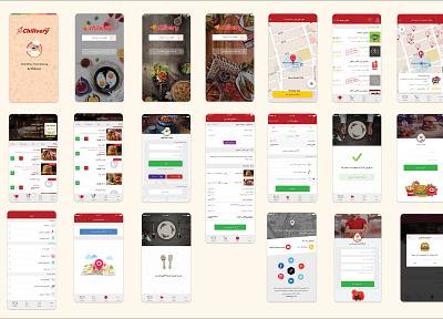 Chilivery App app design fooddelivery resturant ui ux