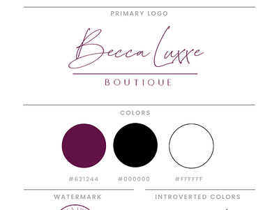 Logo Kit- Boutique brand design brand identity branding design ecommerce logo logo design logotype minimal