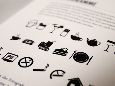 Icons I've designed for my 2011 bachelor thesis bachelor thesis bar drinks food icons restaurant