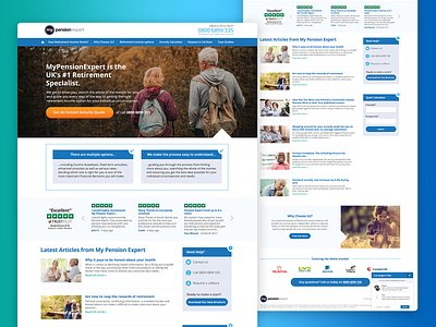 MyPensionExpert Web Design design ui ux web design