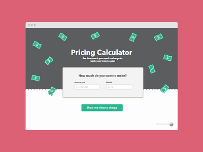 Neville Pricing Calculator avenir calculator feedback first draft money neville