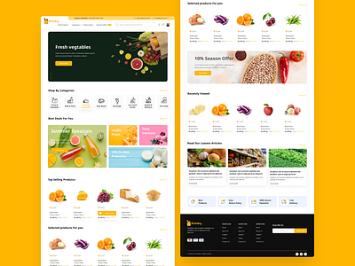 Grocery web application