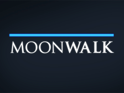 Moonwalk Logo Animation animation blue branding logo moonwalk