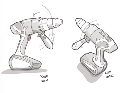 Drill Design, Sketch Ideation by Miguel Cardona on Dribbble